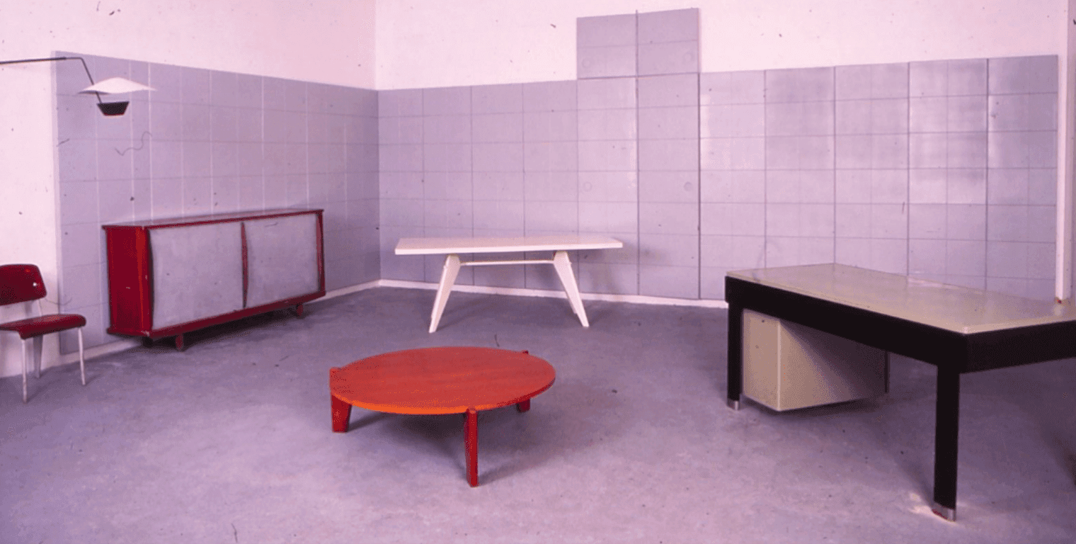 Œuvres rares de Jean Prouvé, Galerie de Beyrie, Le Marais, 1995
