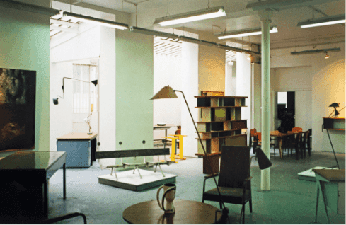 Galerie de Beyrie, Le Marais : Georges Jouve, Jean Prouvé, Charlotte Perriand, Serge Mouille