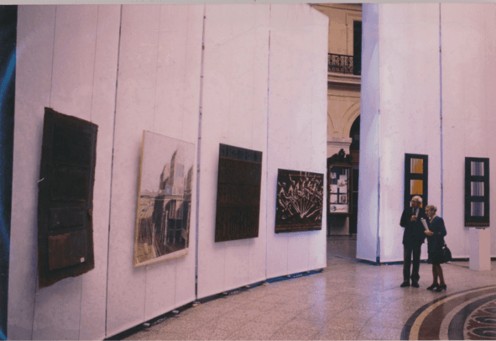 “L’Art Décodé”, Bourse de Commerce de Paris, 1990 : les cimaises
