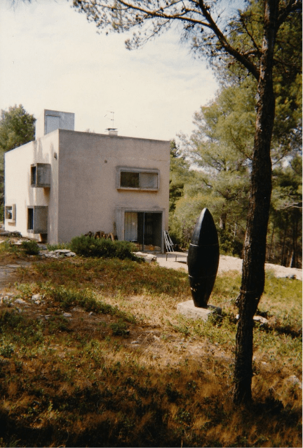 L’Olive Noire, pièce unique, 1955 H 2m from Jacqueline Jouve’s home near Aix-en-Provence, 1991…