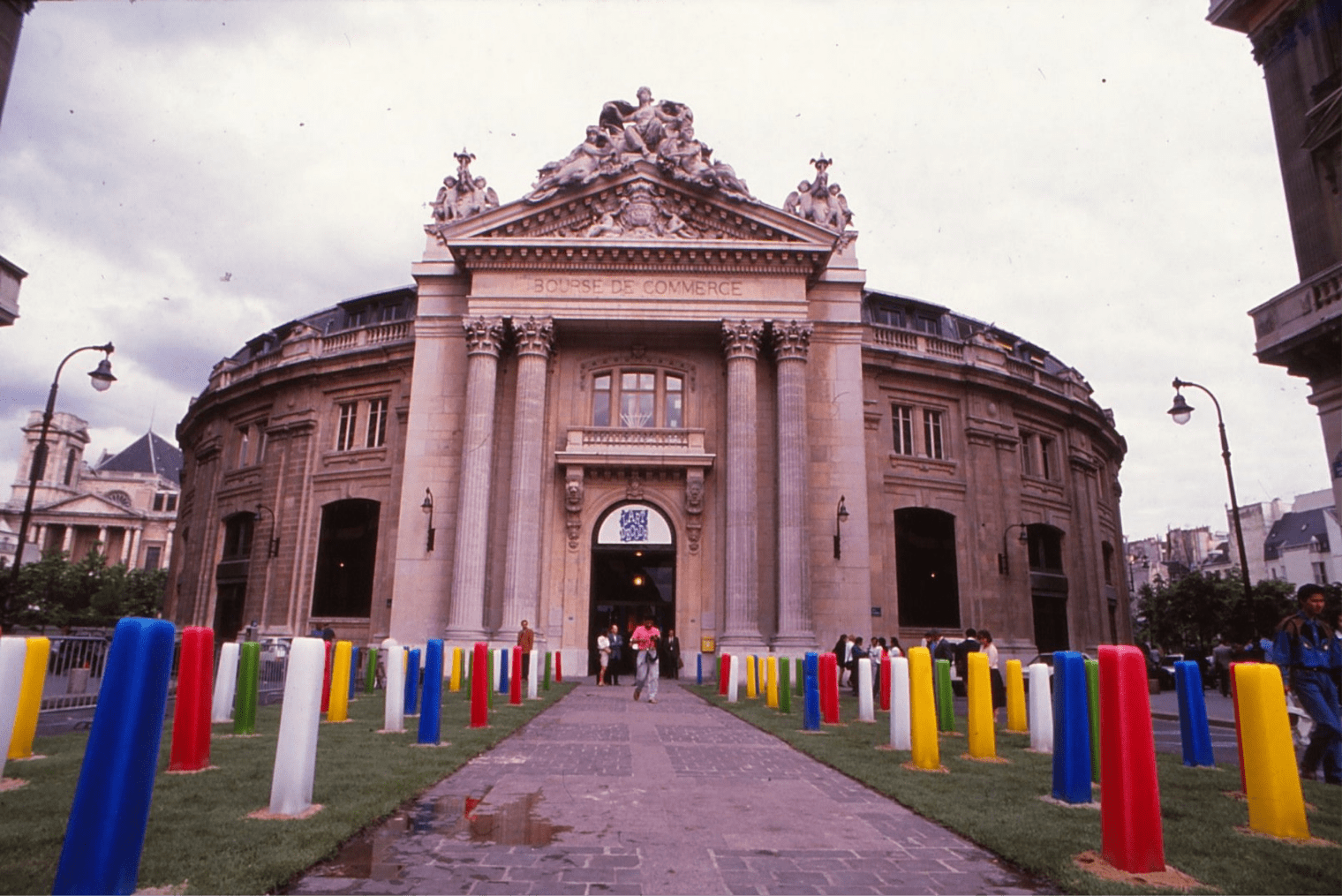 EXPOSITION L’ART DÉCODÉ, BOURSE DE COMMERCE DE PARIS, 1990 : GALERIE DE BEYRIE, PAINS DE GLACE, BERNARD TURIN